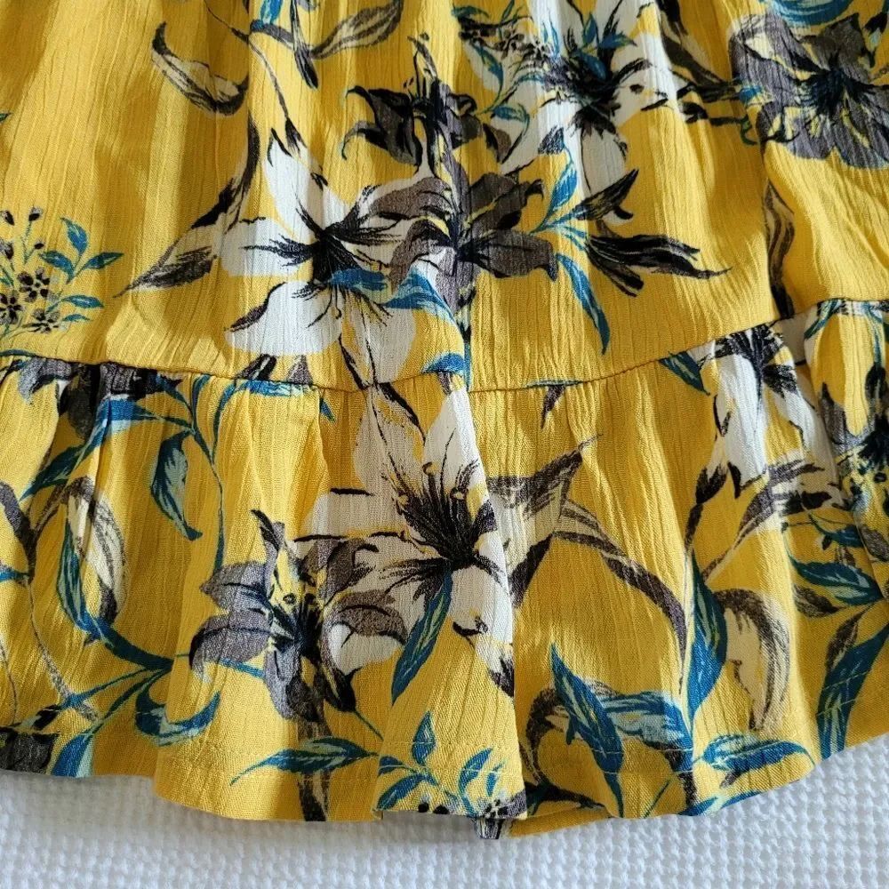 Hurley🌊 Tiered Floral💐 Mini Skirt - NWT - Picture 5 of 12